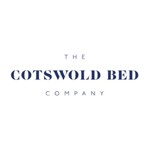 Blue text logo for Cotswold Bed Company