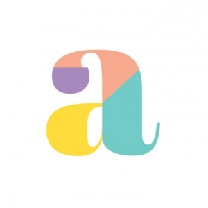 Text logo for Angela.a.Design