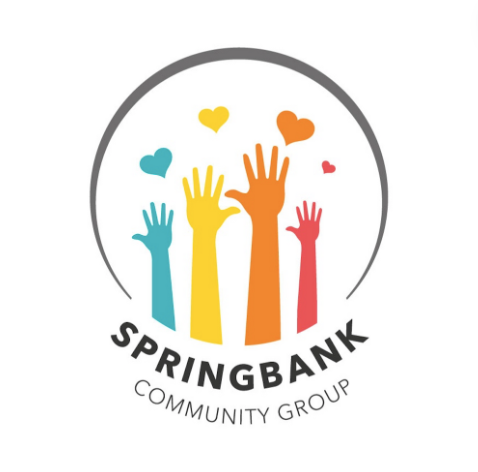 Text logo for Springbank Community Group