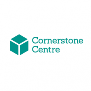 Text logo for Cornerstones Community Centre
