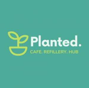Text logo for Planted