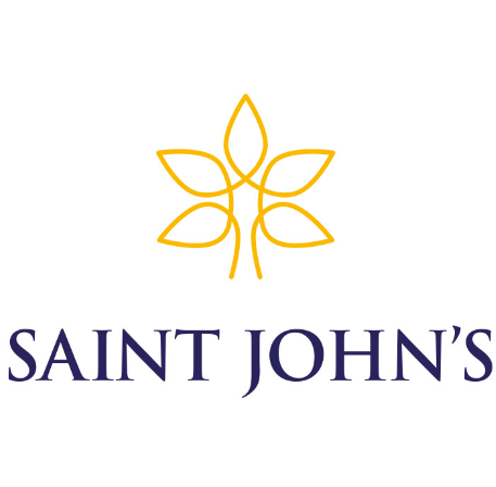 Text logo for Saint John's Primary