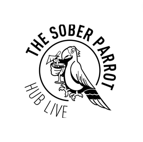 Text logo for The Sober Parrot
