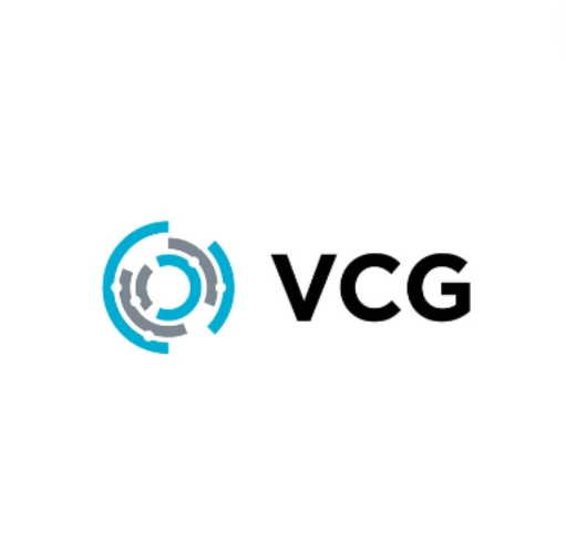 Text logo for VCG