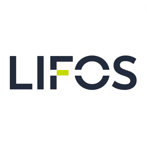 Text logo for Lifos