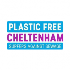 Text logo for Plastic Free Cheltenham
