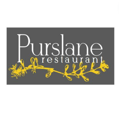 Text logo for Purslane Restaurant